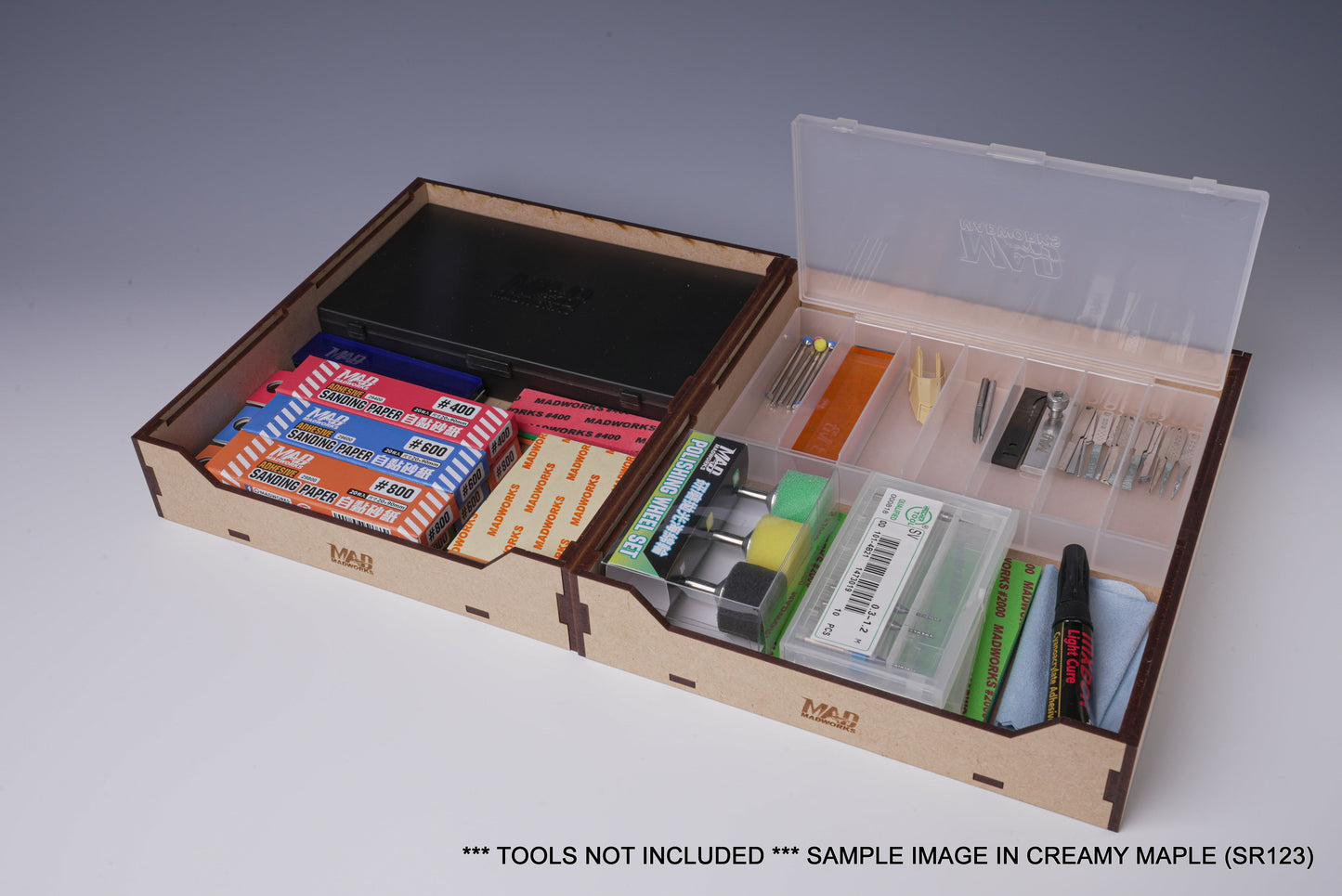 Madworks MH-11-SR123 Tools Organizer (Creamy Maple)