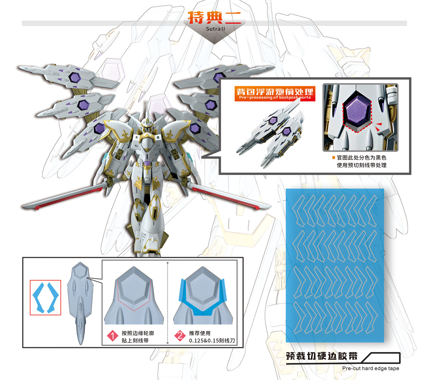NPC-028 PRECUT MASKING SHEET FOR BANDAI HG BKS CA-RE.A