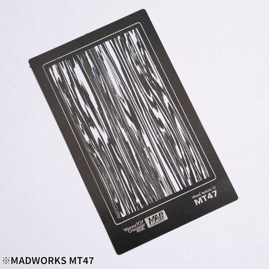 Madworks MT47 Woodgrain Texture Stencil L2