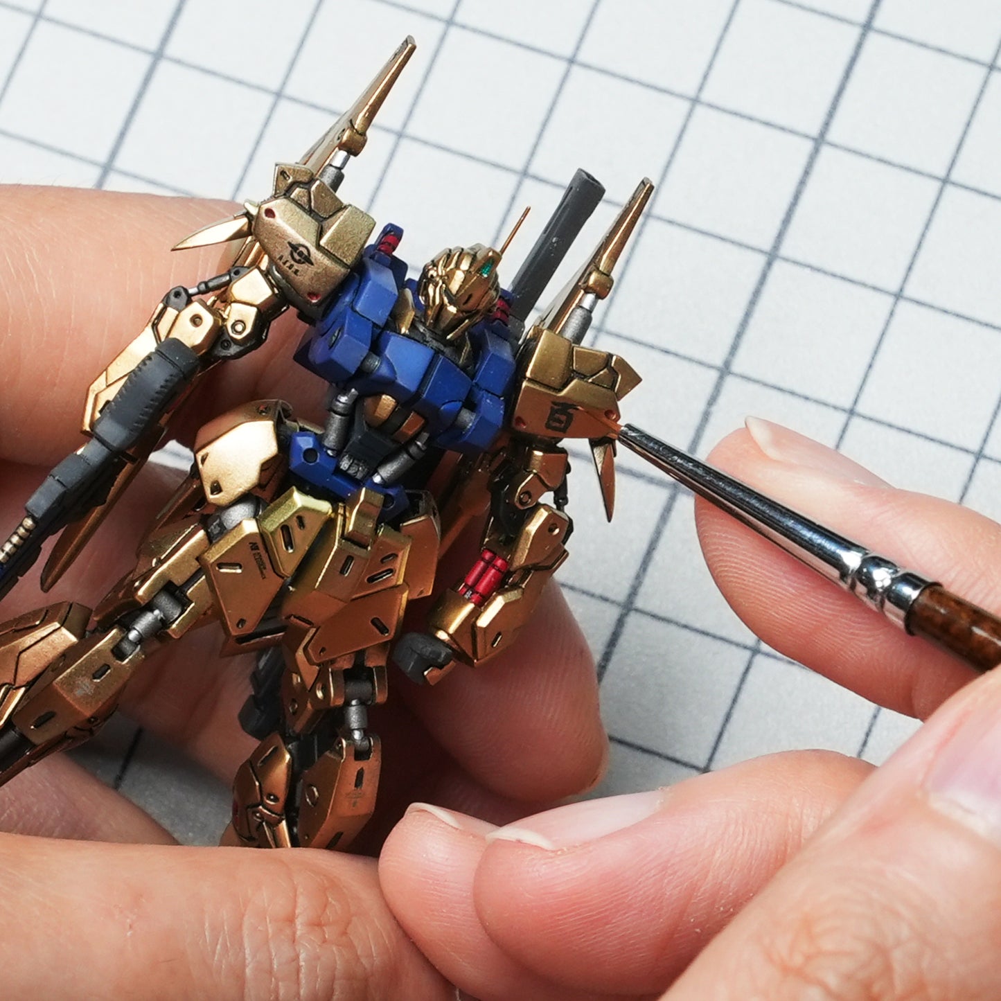 GM-03 GRANDARTSxMADWORKS ADVANCED SYNTHETIC PAINT BRUSHES (5PC SET)