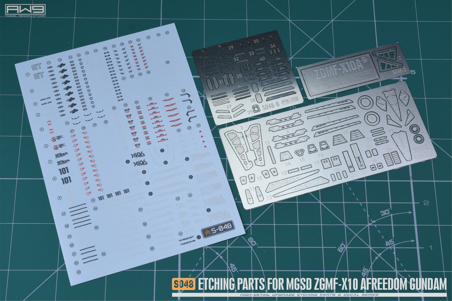 S048 Etching Parts for MGSD ZGMF-X10A Freedom Gundam