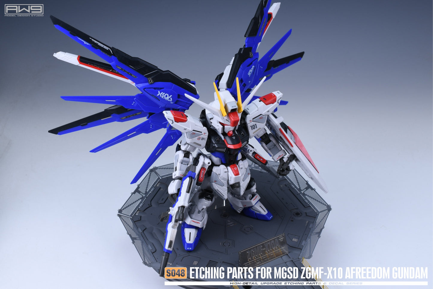 S048 Etching Parts for MGSD ZGMF-X10A Freedom Gundam