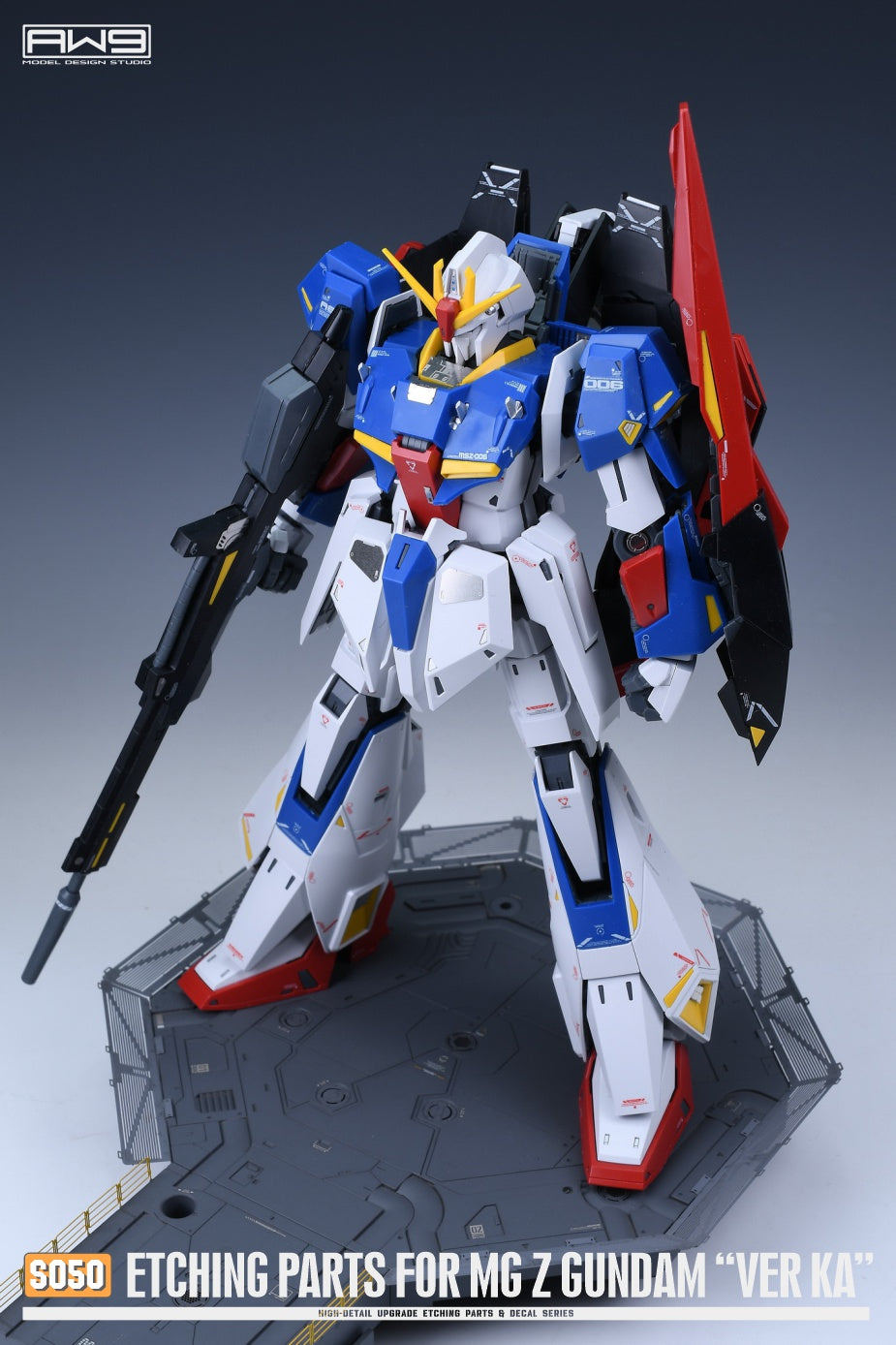 S050 1/100 MG MSZ-006 ZETA GUNDAM ver.Ka