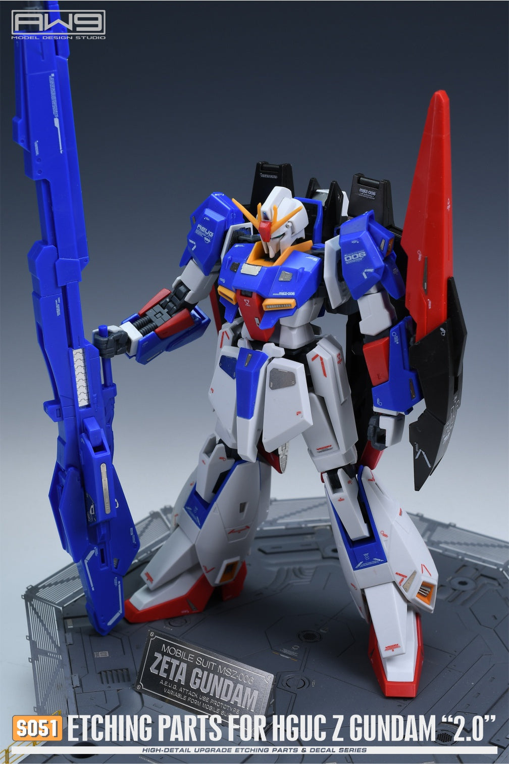 Madworks S051 for HGUC MSZ-006 ZETA GUNDAM "2.0"