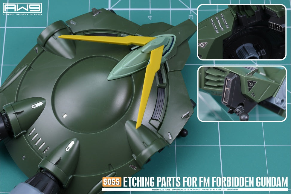 S055 Etching Parts for FM 1/100 GAT-X252 Forbidden Gundam