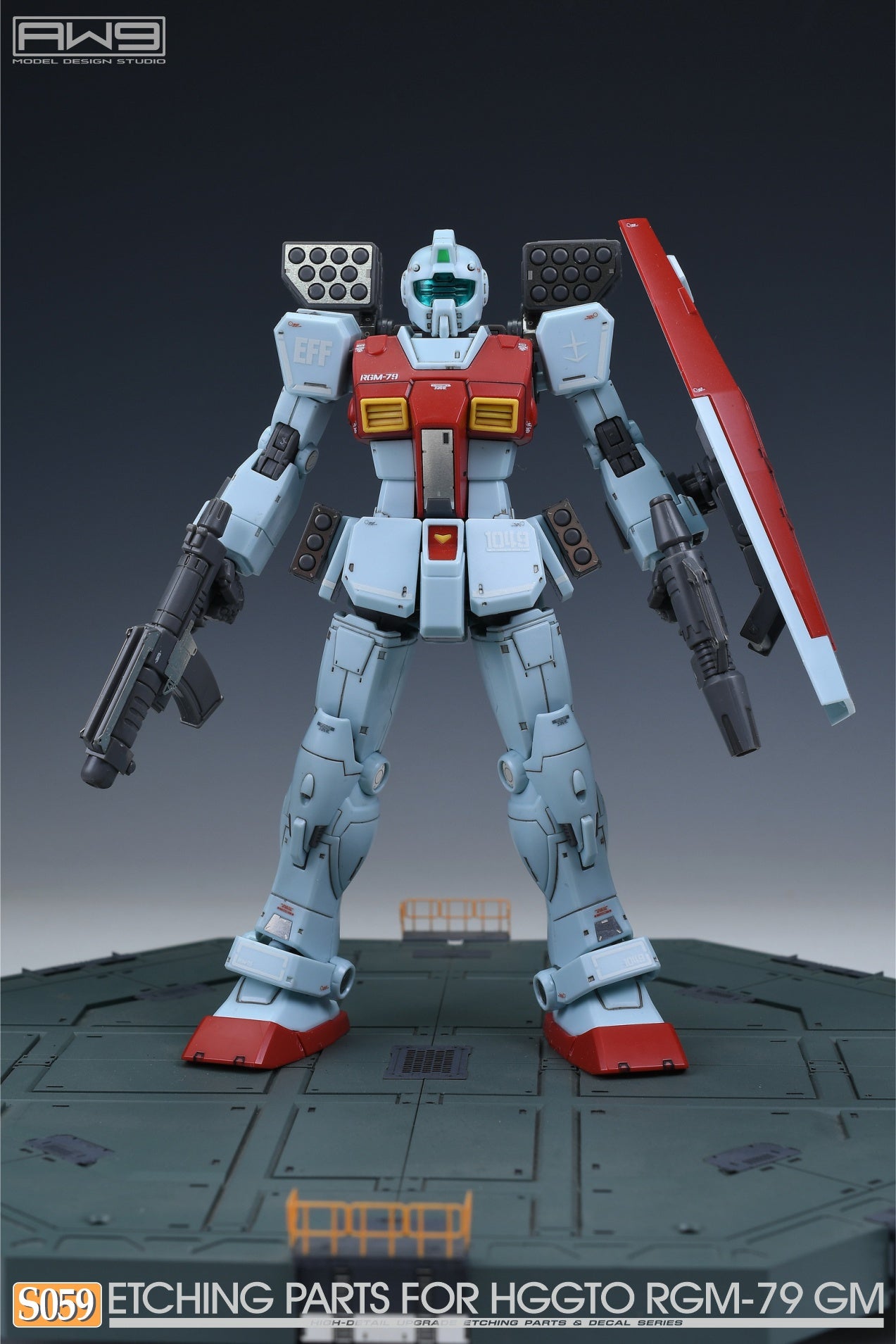 S059 Etching Parts for HG 1/144 RGM-79 GM