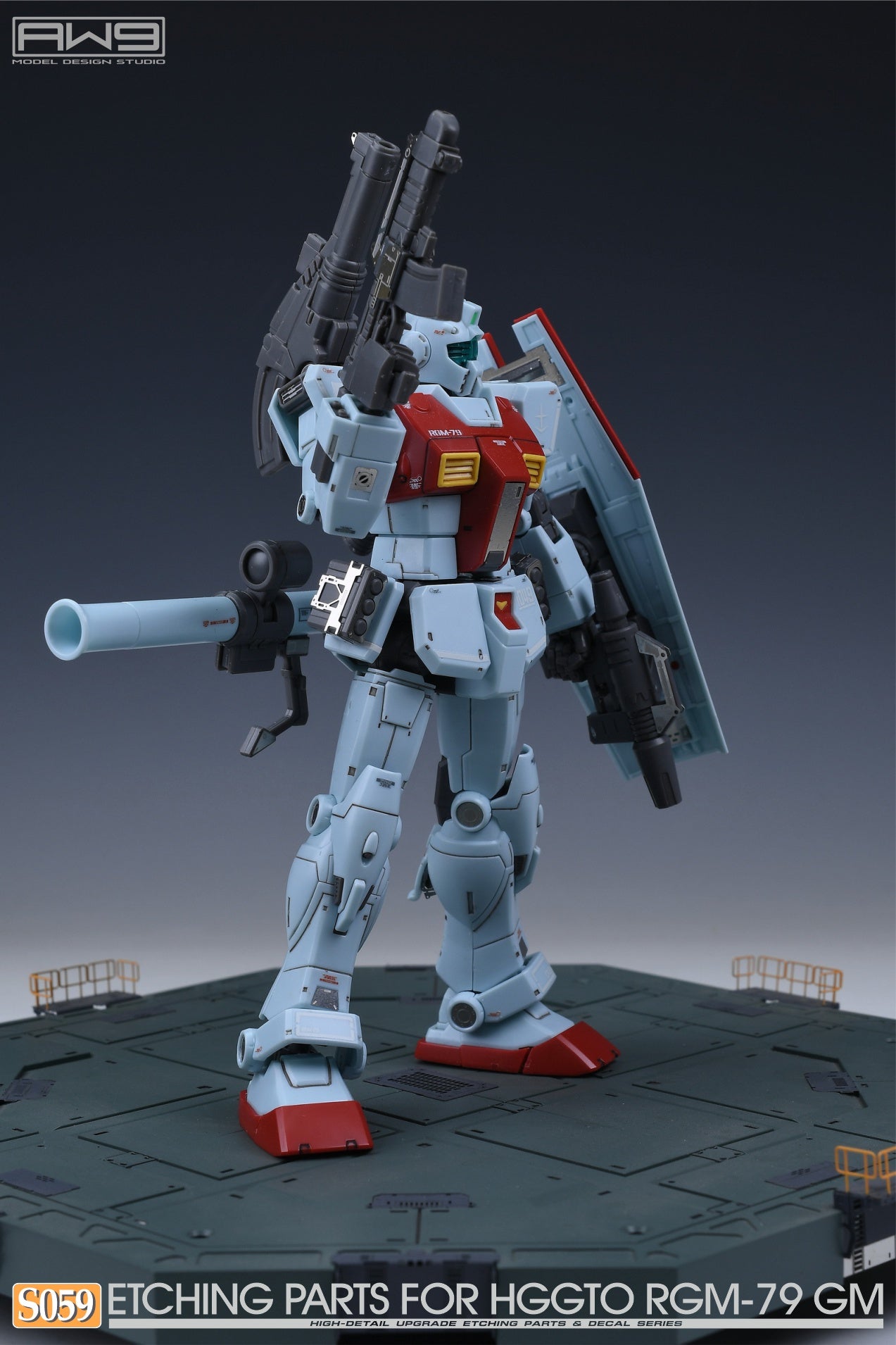 S059 Etching Parts for HG 1/144 RGM-79 GM