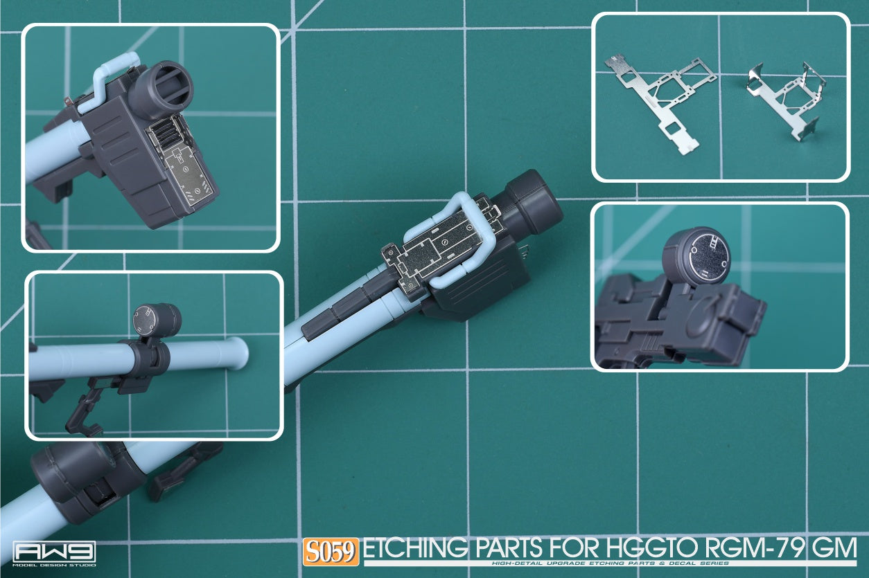 S059 Etching Parts for HG 1/144 RGM-79 GM