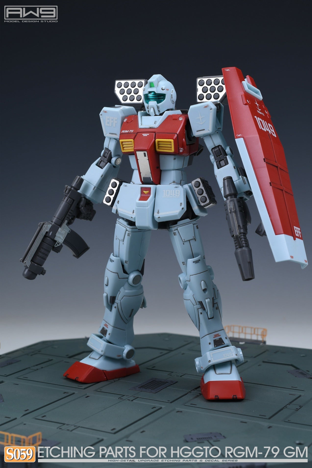 S059 Etching Parts for HG 1/144 RGM-79 GM
