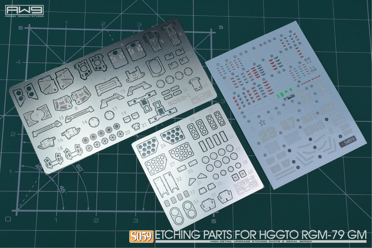 S059 Etching Parts for HG 1/144 RGM-79 GM