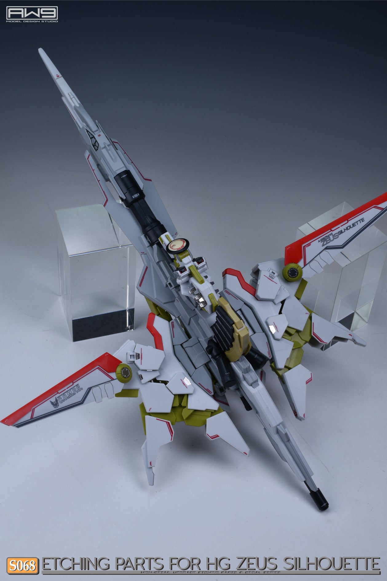 S068 for 1/144 HG A-GS0754/V2 Zeus Silhouette