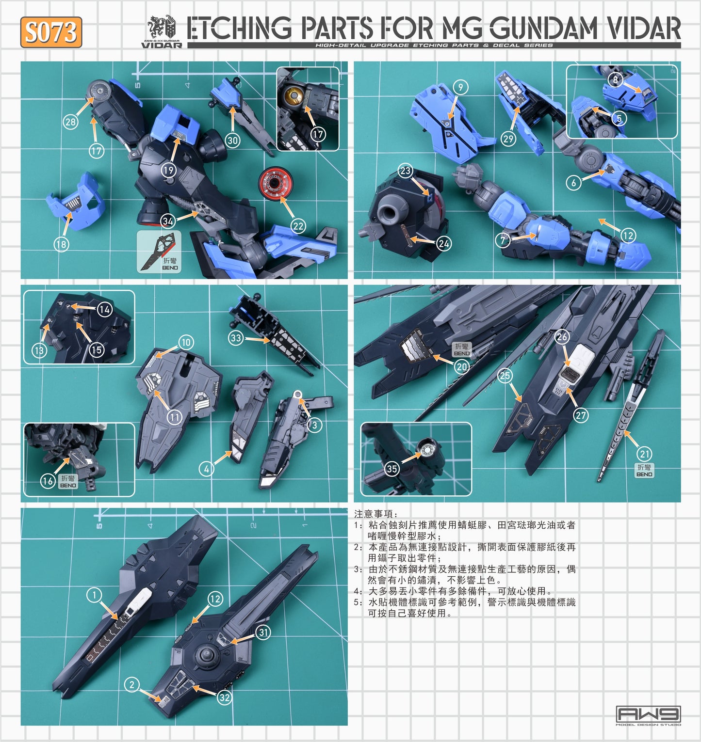 S073 for MG Gundam Vidar