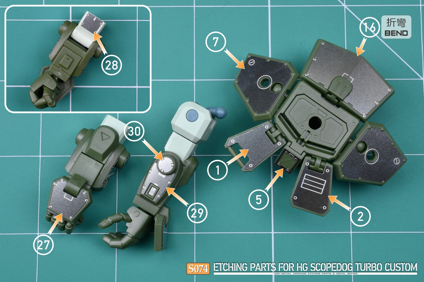 S074 for HG Scopedog Turbo Custom
