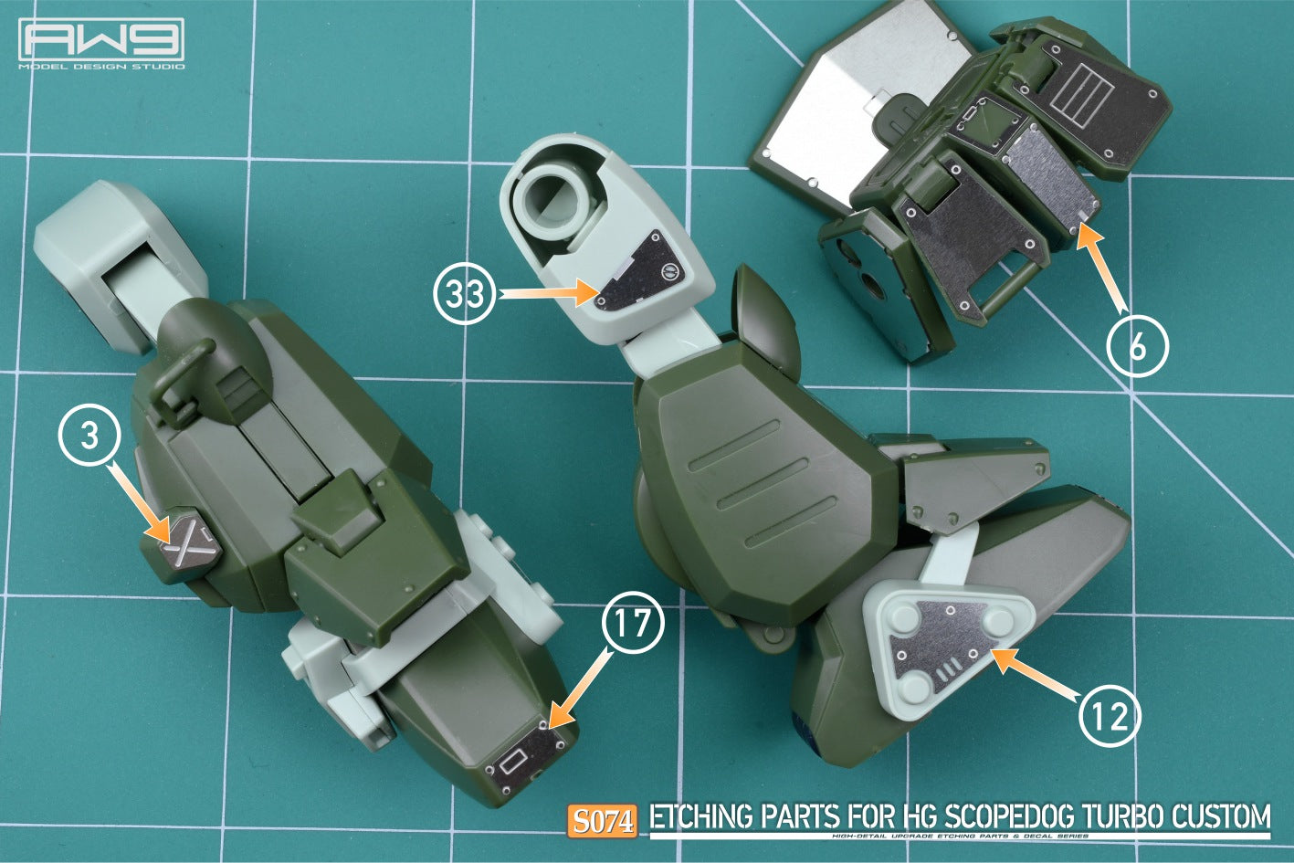 S074 for HG Scopedog Turbo Custom