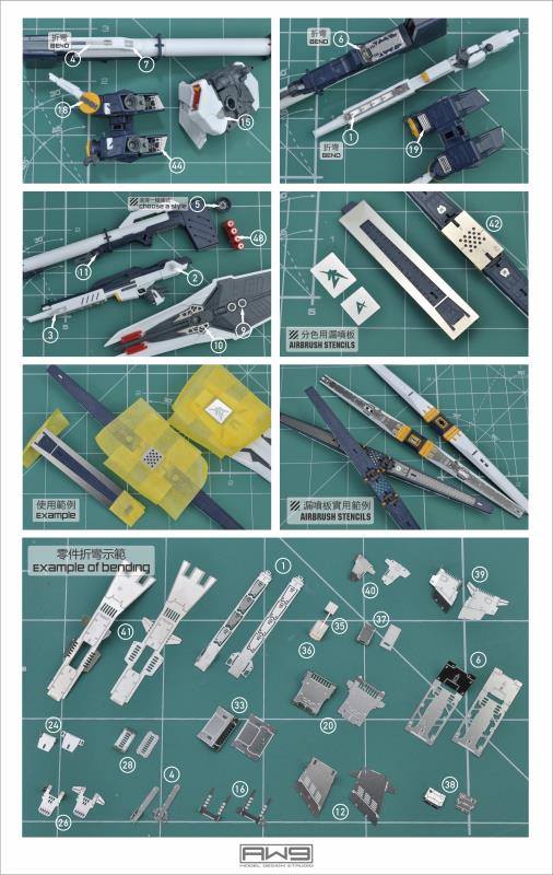 S003 Etching Parts for RG RX-93 Nu Gundam