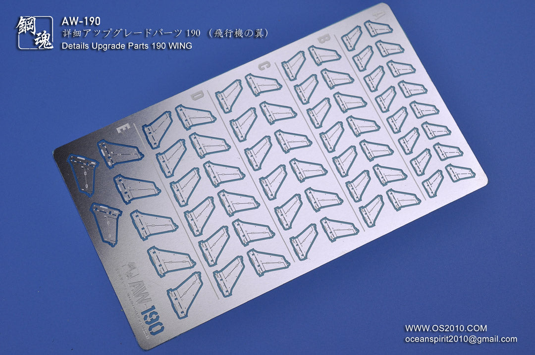 AW-190 Detail-up Parts Photo-etched