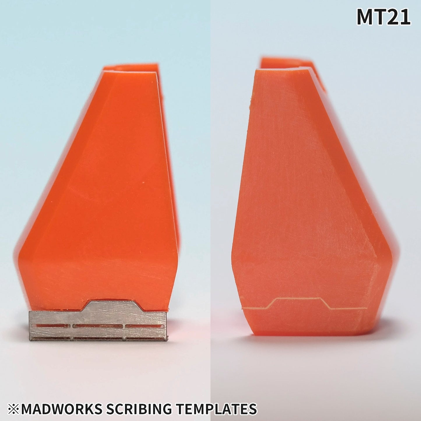 Madworks MT21 Scribing Templates With Fold Lines Photo-etched