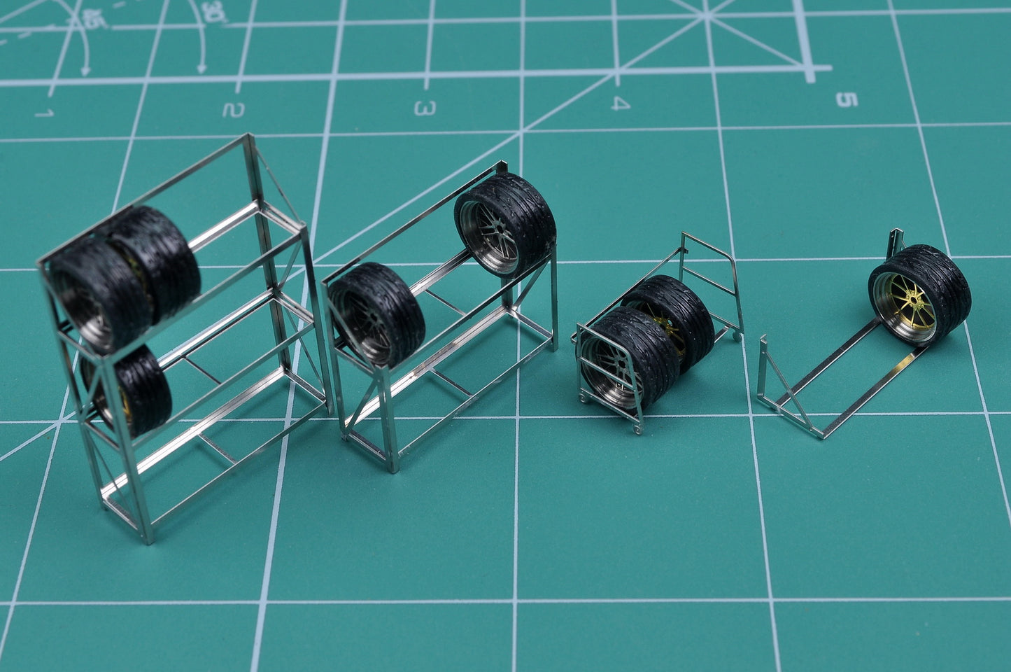 N-019 NERON DETAIL-UP PARTS: TIRE RACK