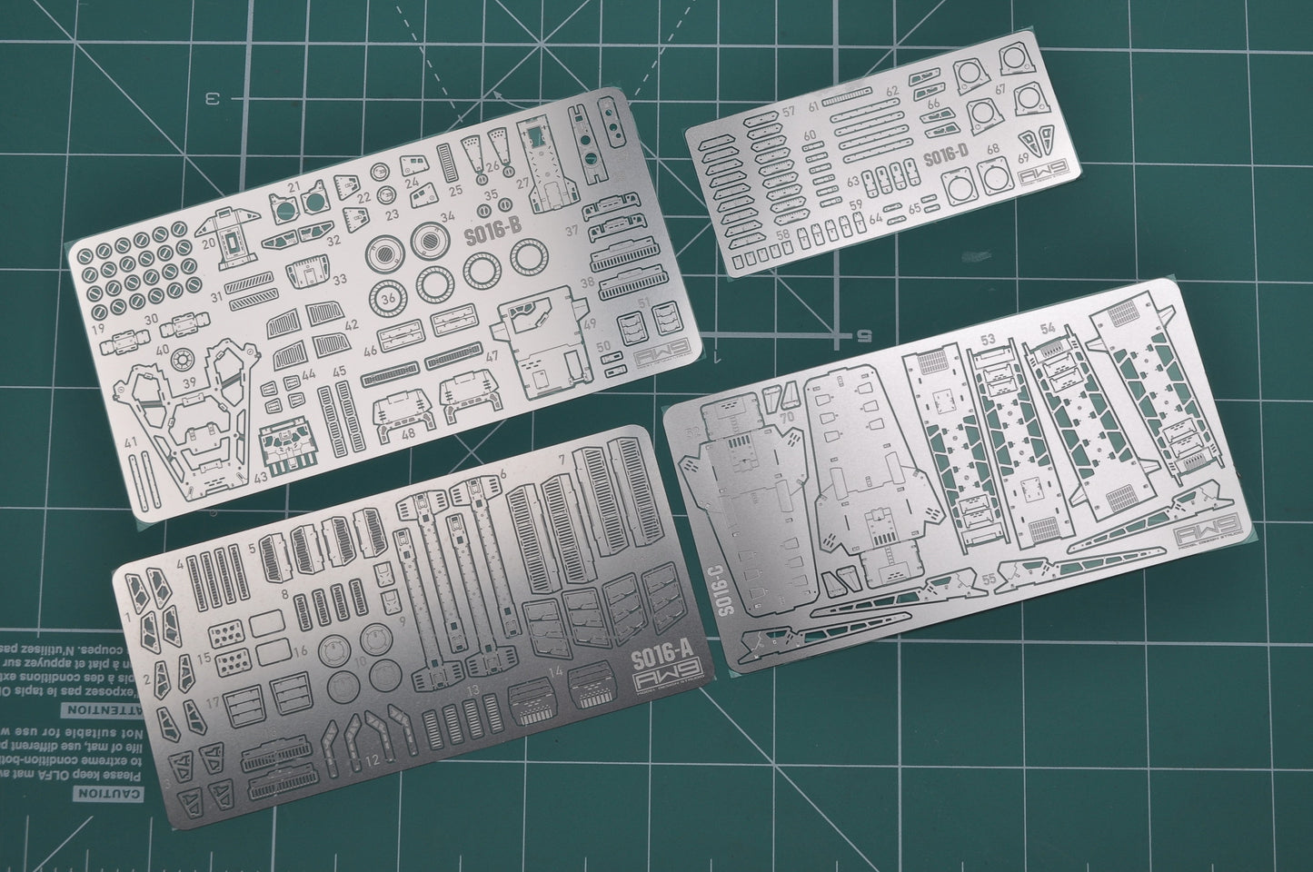 S016 Etching Parts for MG FAZZ ver. Ka