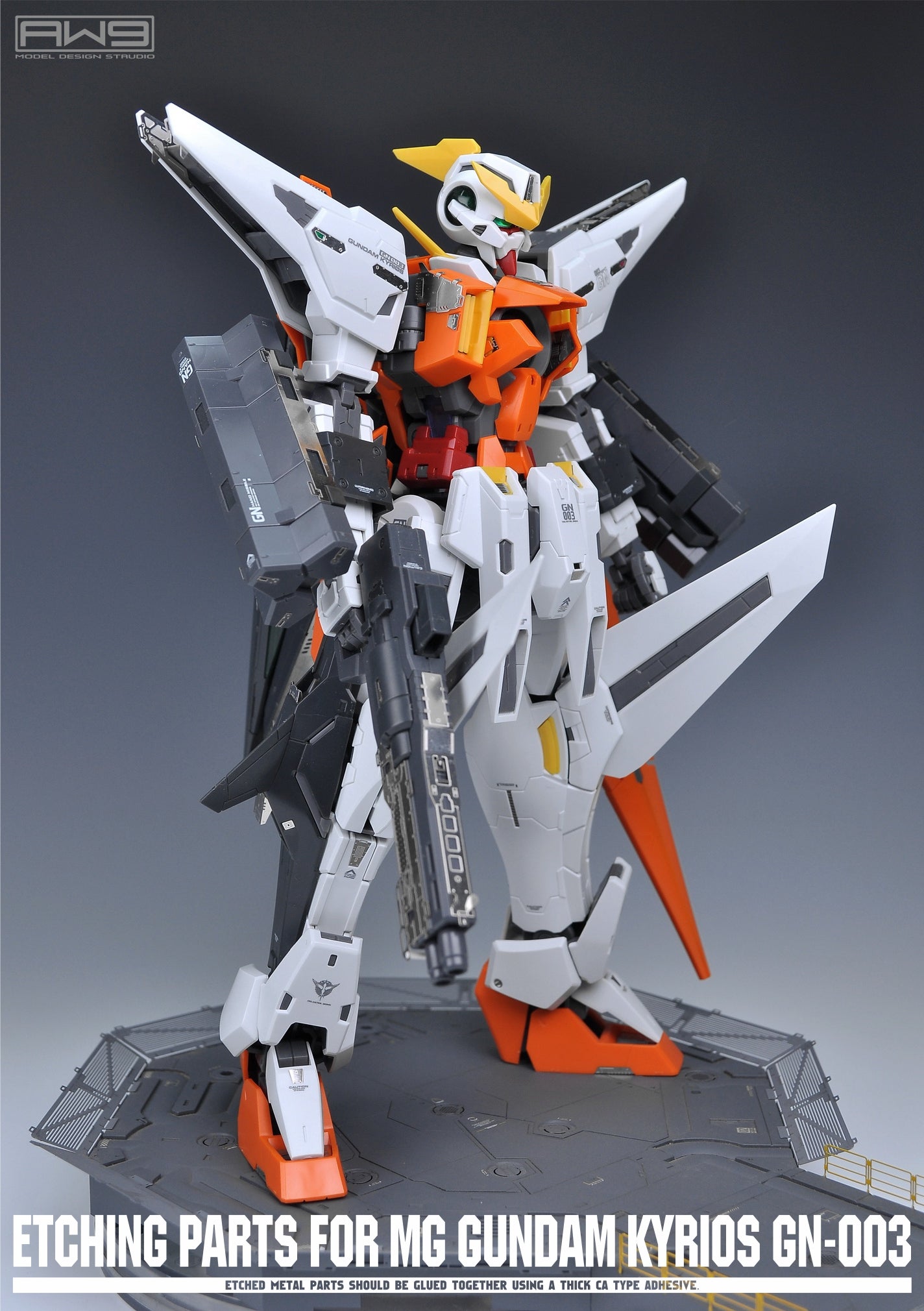 S018 Etching Parts for MG Gundam Kyrios GN-003