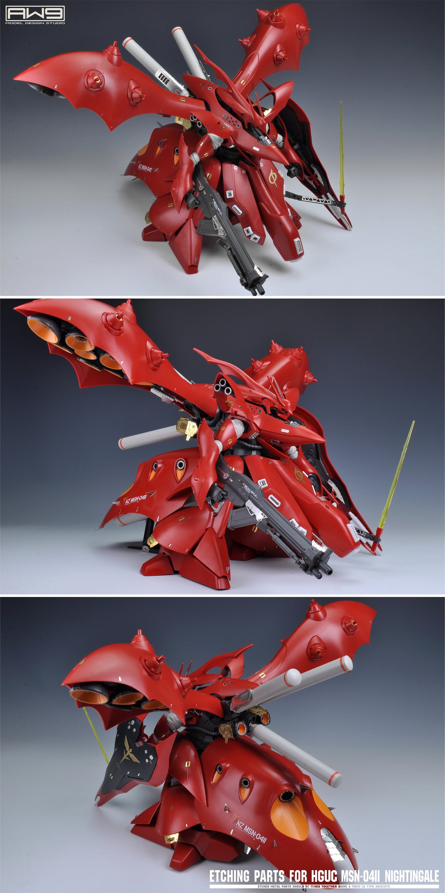 S029 Etching Parts for HGUC MSN-04ii Nightingale Part A
