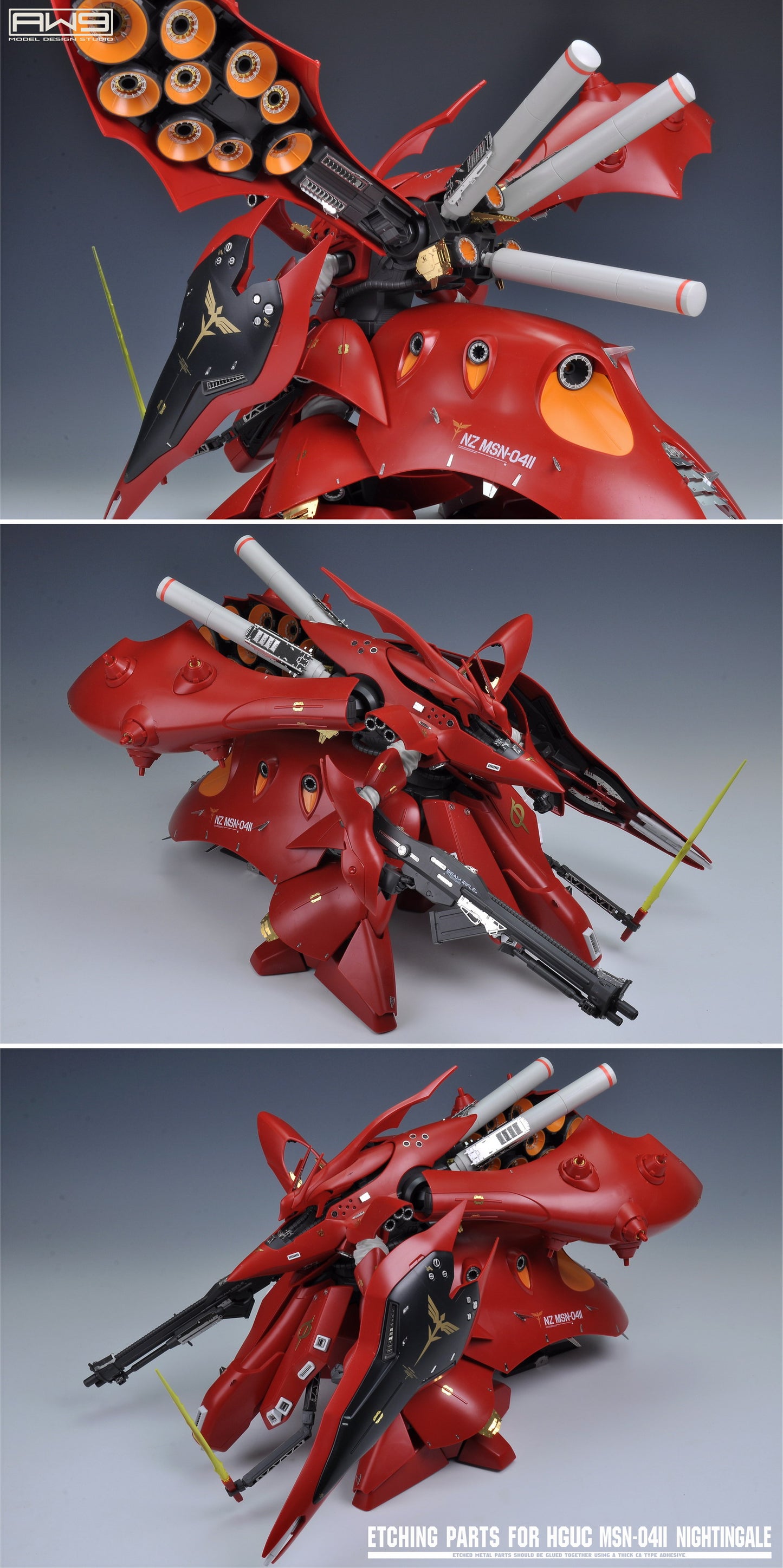 S029 Etching Parts for HGUC MSN-04ii Nightingale Part A