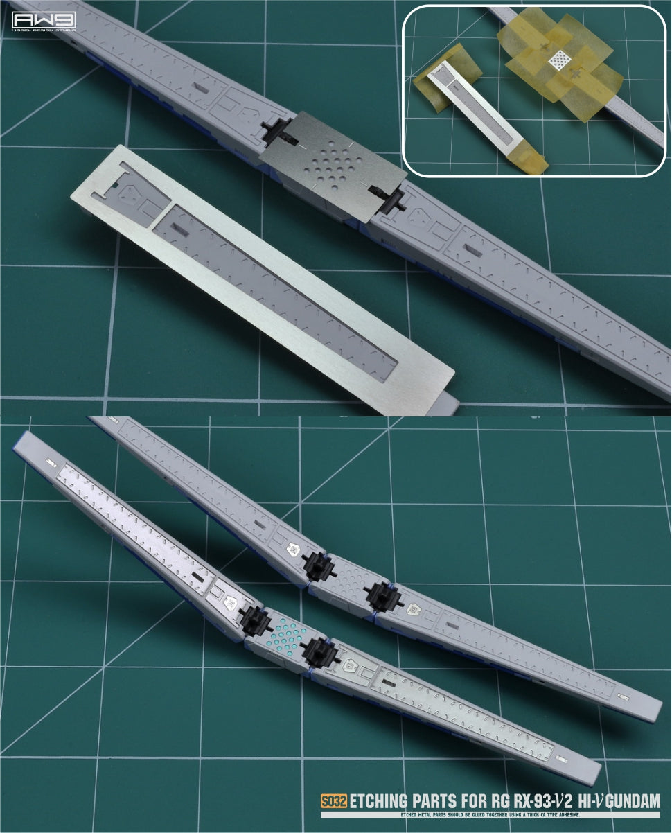 S032 ETCHING PARTS FOR RG RX-93-V2 HI-V GUNDAM
