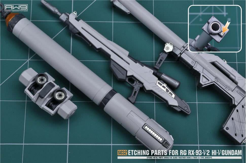 S032 ETCHING PARTS FOR RG RX-93-V2 HI-V GUNDAM