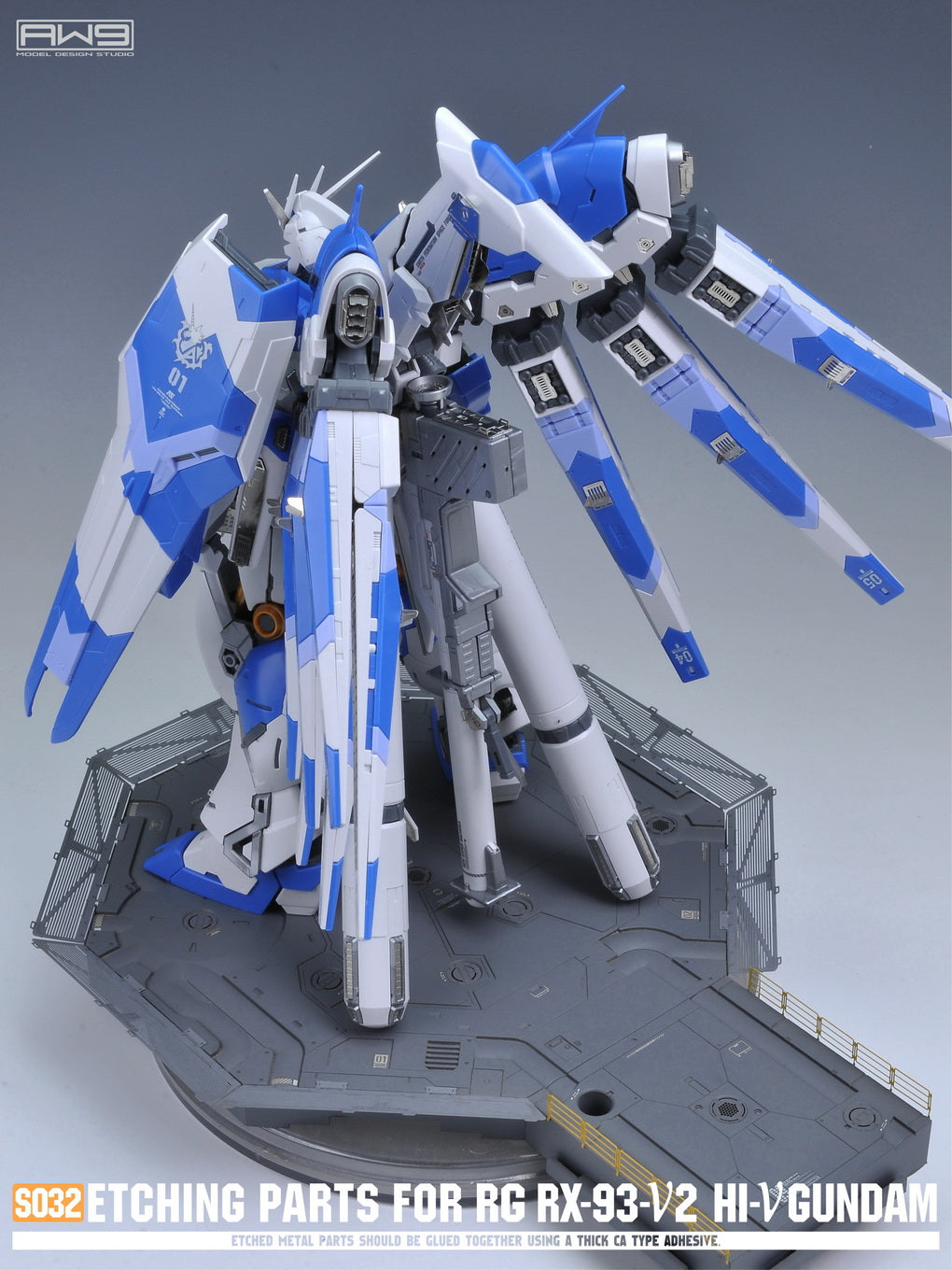 S032 ETCHING PARTS FOR RG RX-93-V2 HI-V GUNDAM