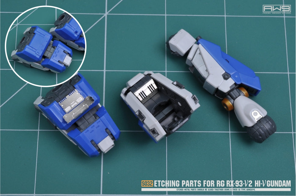 S032 ETCHING PARTS FOR RG RX-93-V2 HI-V GUNDAM