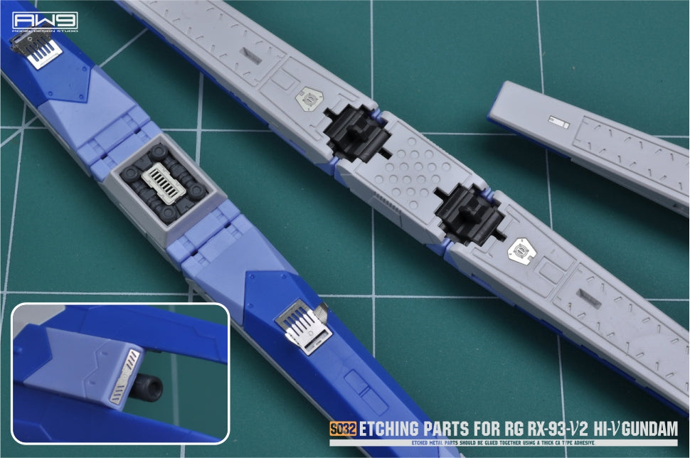 S032 ETCHING PARTS FOR RG RX-93-V2 HI-V GUNDAM