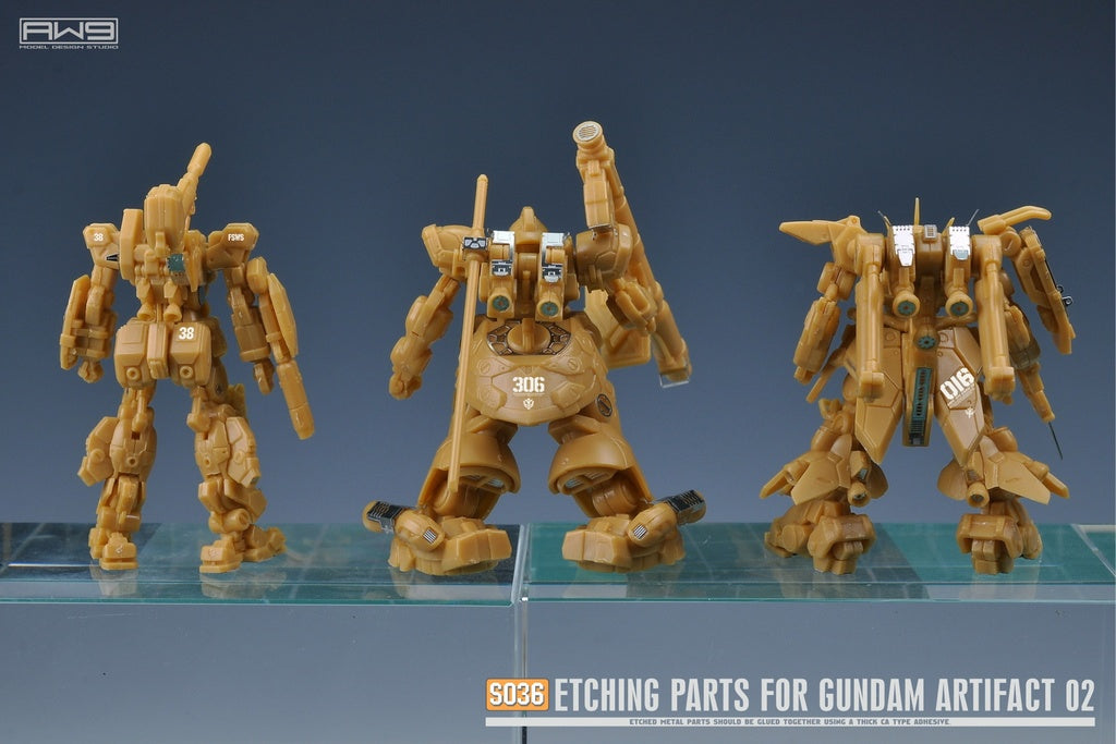 S036 ETCHING PARTS FOR GUNDAM ARTIFACT SERIES 02