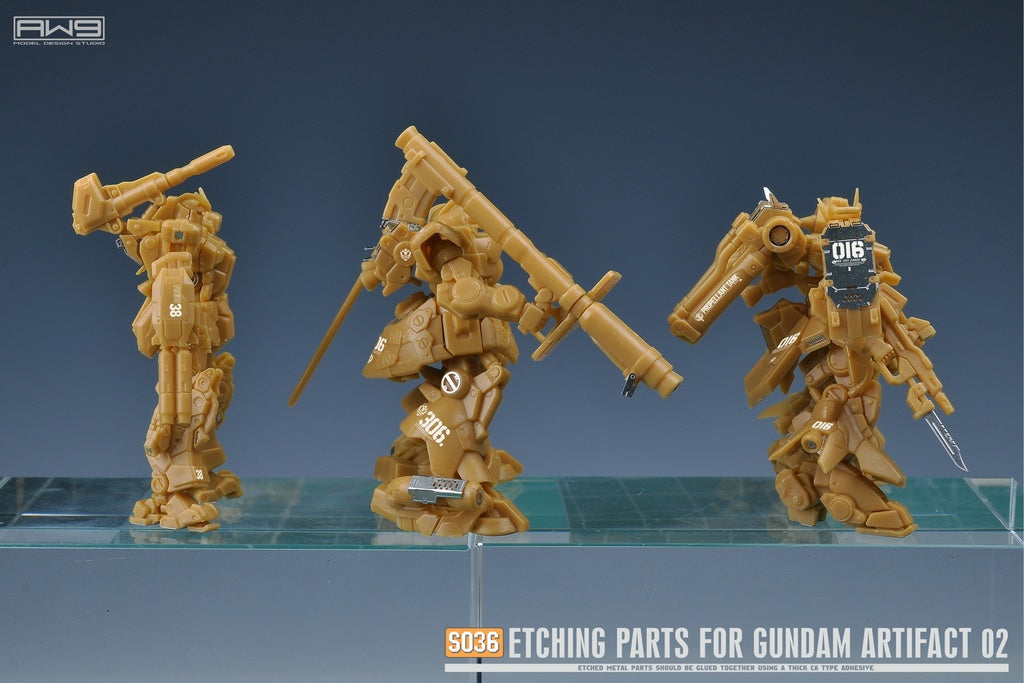 S036 ETCHING PARTS FOR GUNDAM ARTIFACT SERIES 02