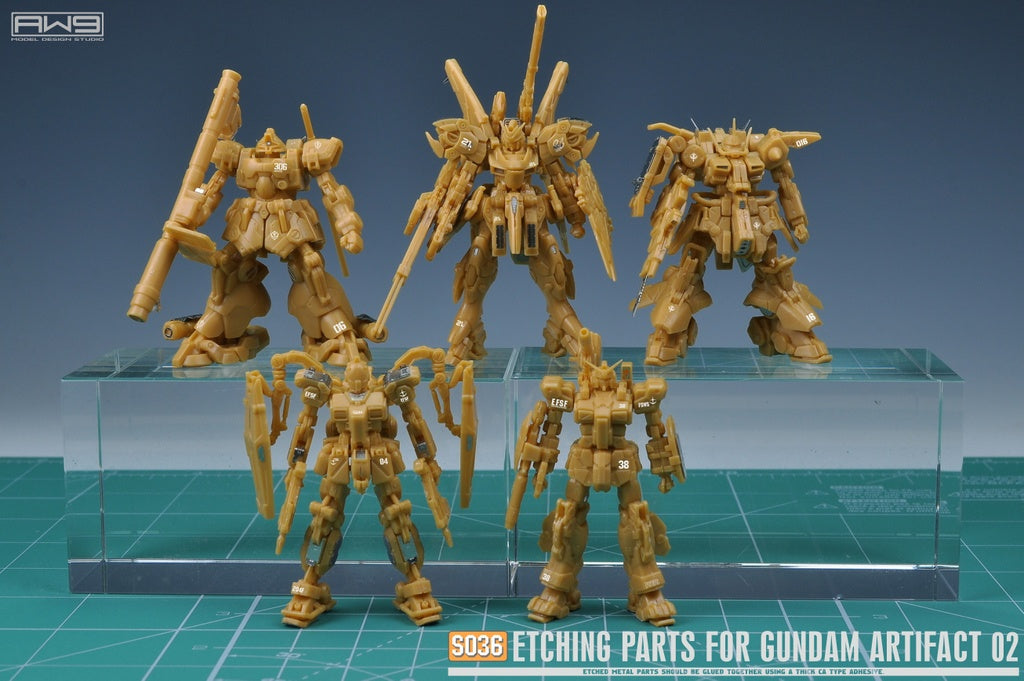 S036 ETCHING PARTS FOR GUNDAM ARTIFACT SERIES 02