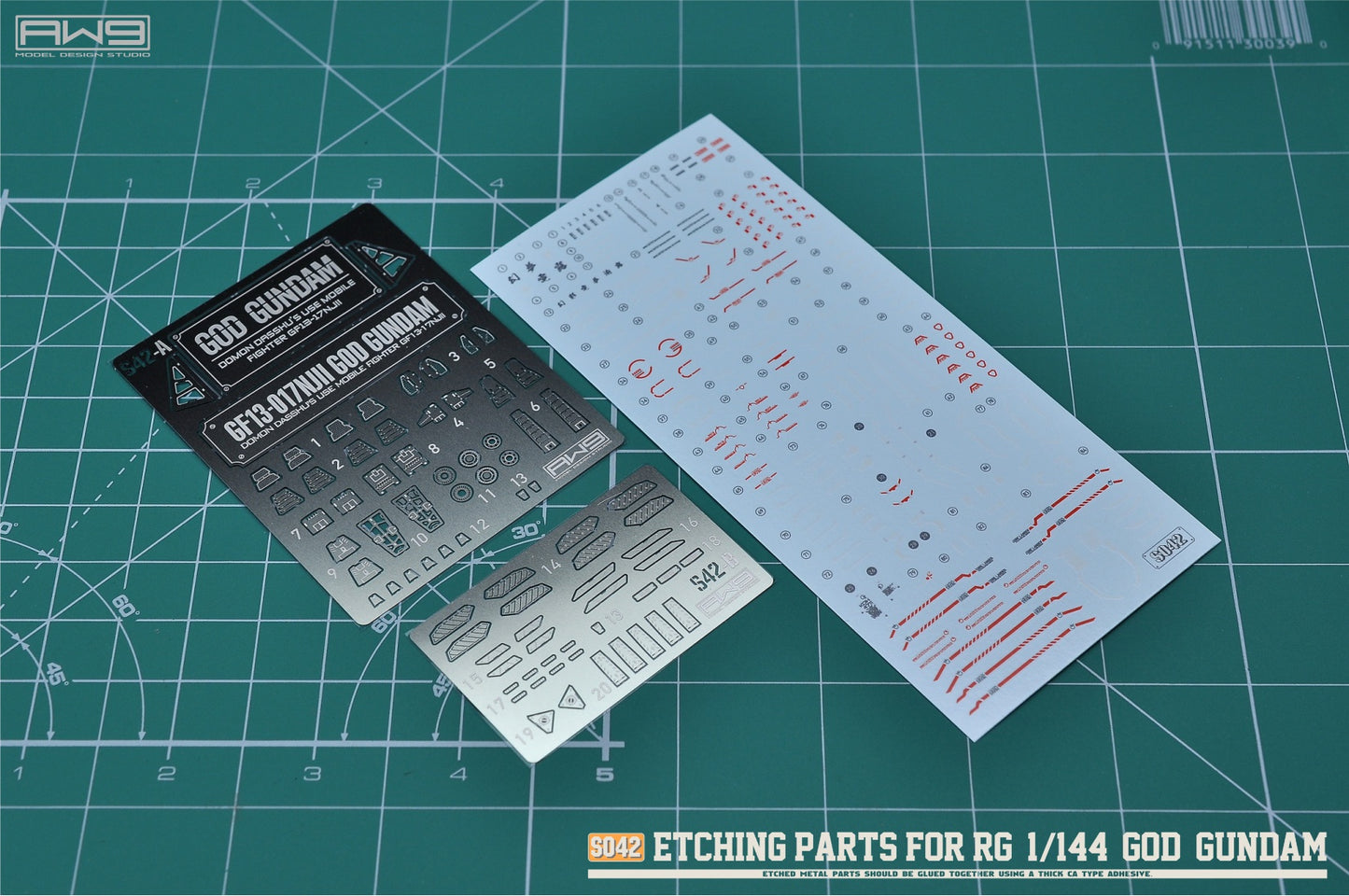S042 ETCHING PARTS FOR RG GOD GUNDAM