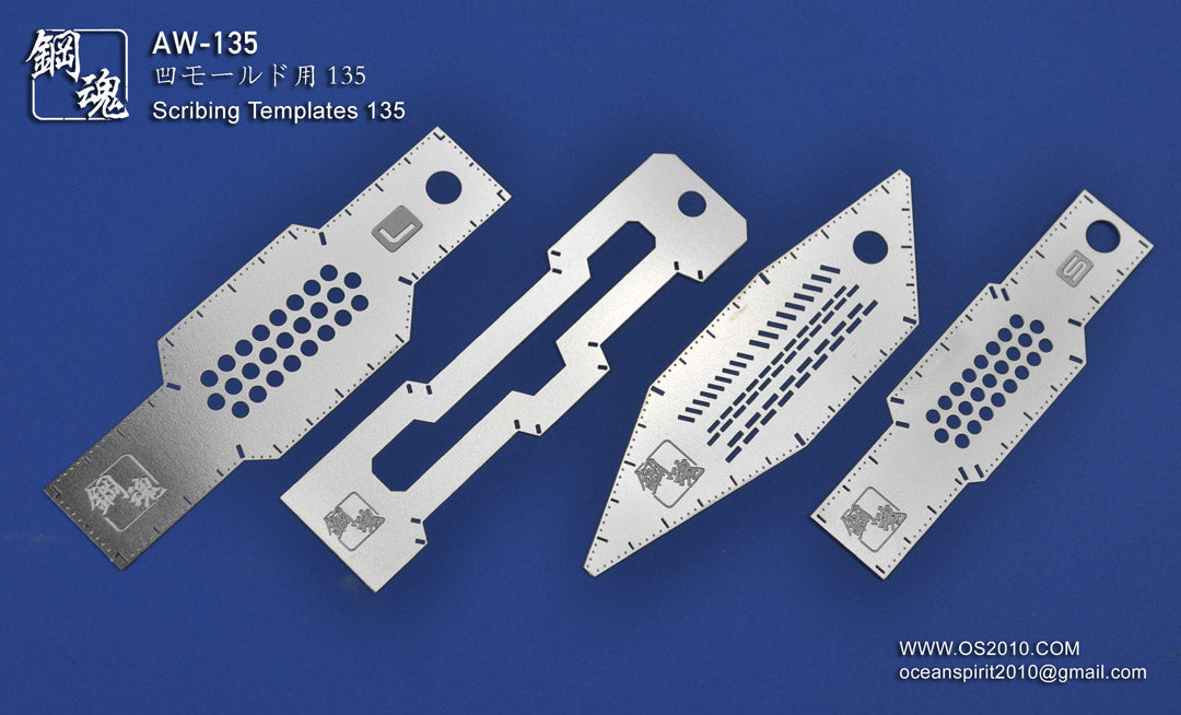 AW-135 Scribing Templates