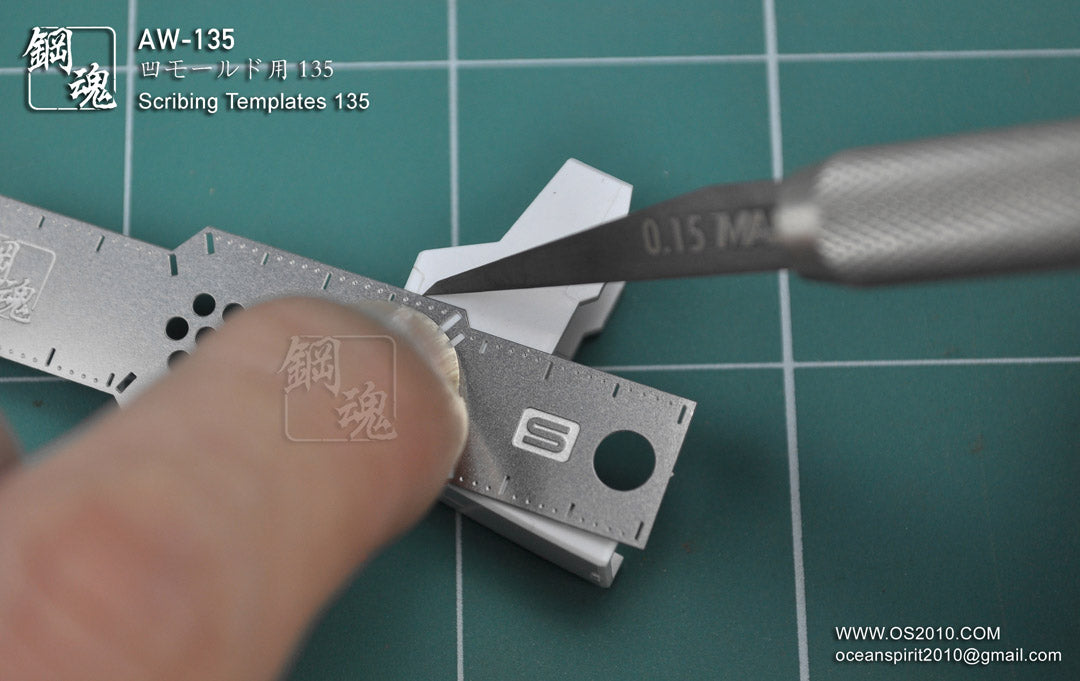 AW-135 Scribing Templates