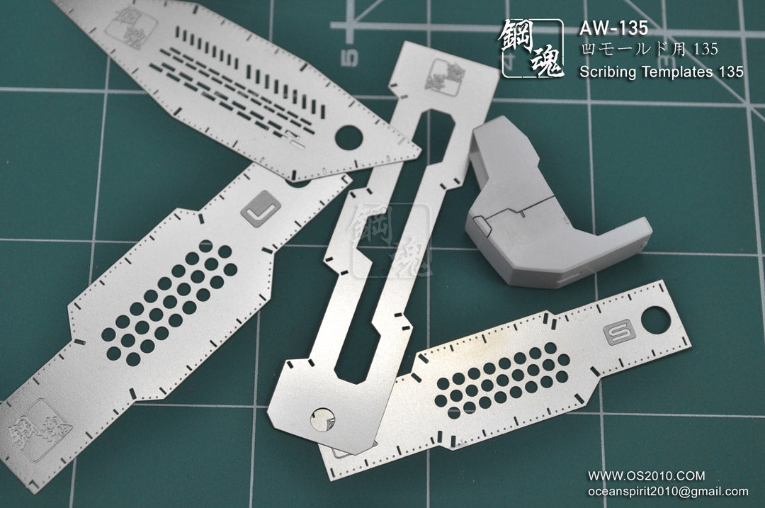 AW-135 Scribing Templates