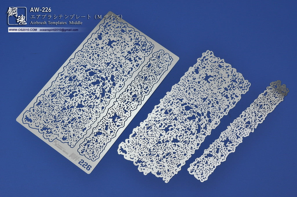 AW-226 AIRBRUSH TEMPLATE MIDDLE