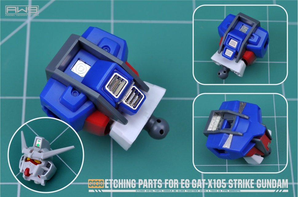 S038 ETCHING PARTS FOR EG STRIKE GUNDAM