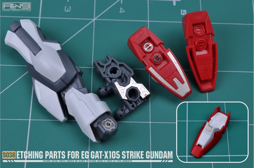 S038 ETCHING PARTS FOR EG STRIKE GUNDAM