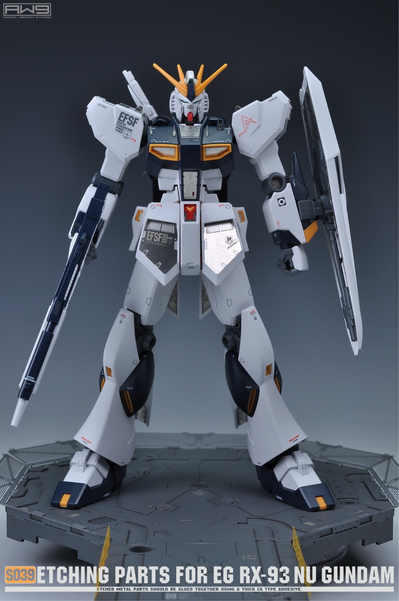 S039 ETCHING PARTS FOR EG NU GUNDAM