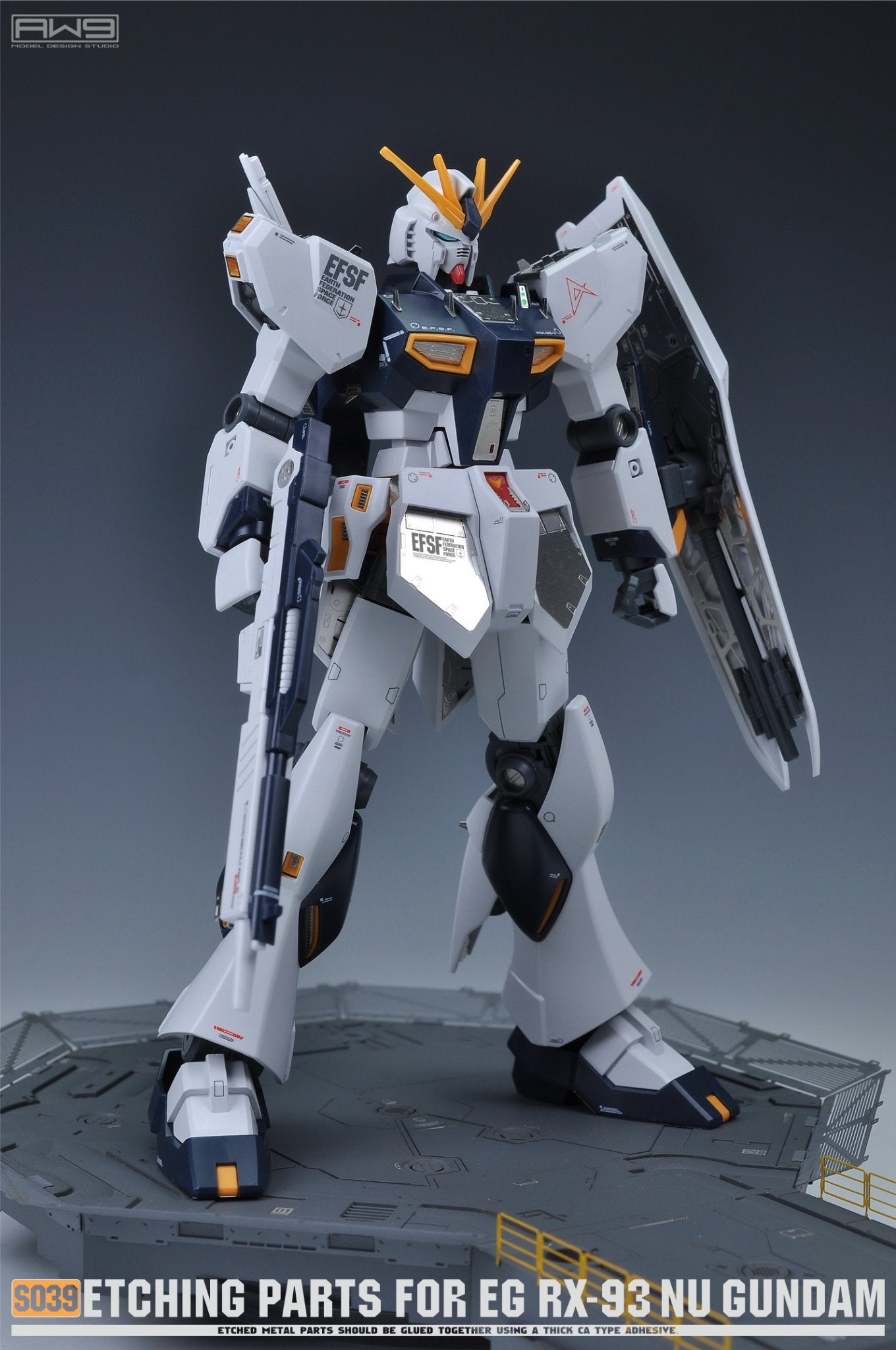 S039 ETCHING PARTS FOR EG NU GUNDAM
