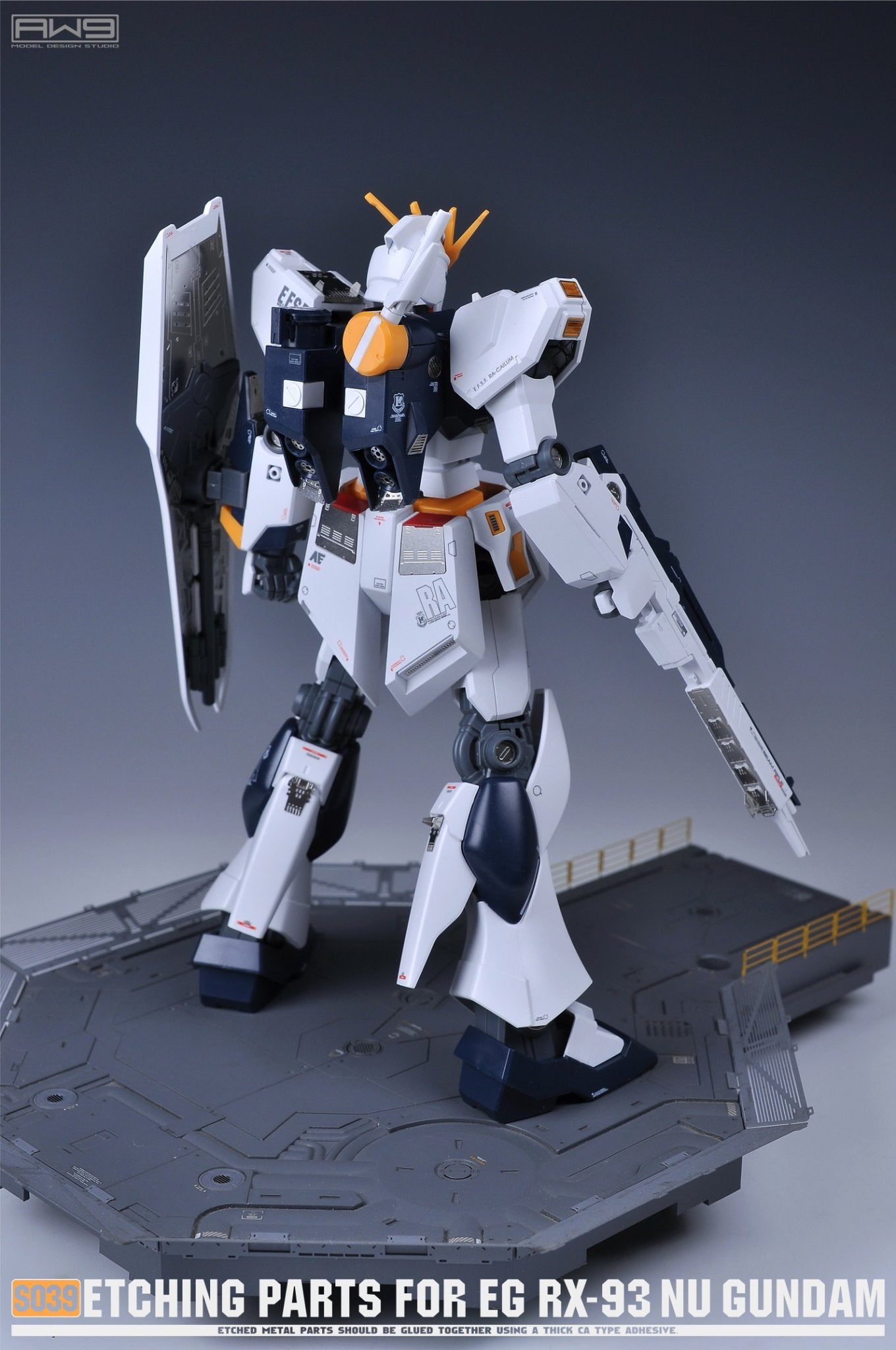 S039 ETCHING PARTS FOR EG NU GUNDAM