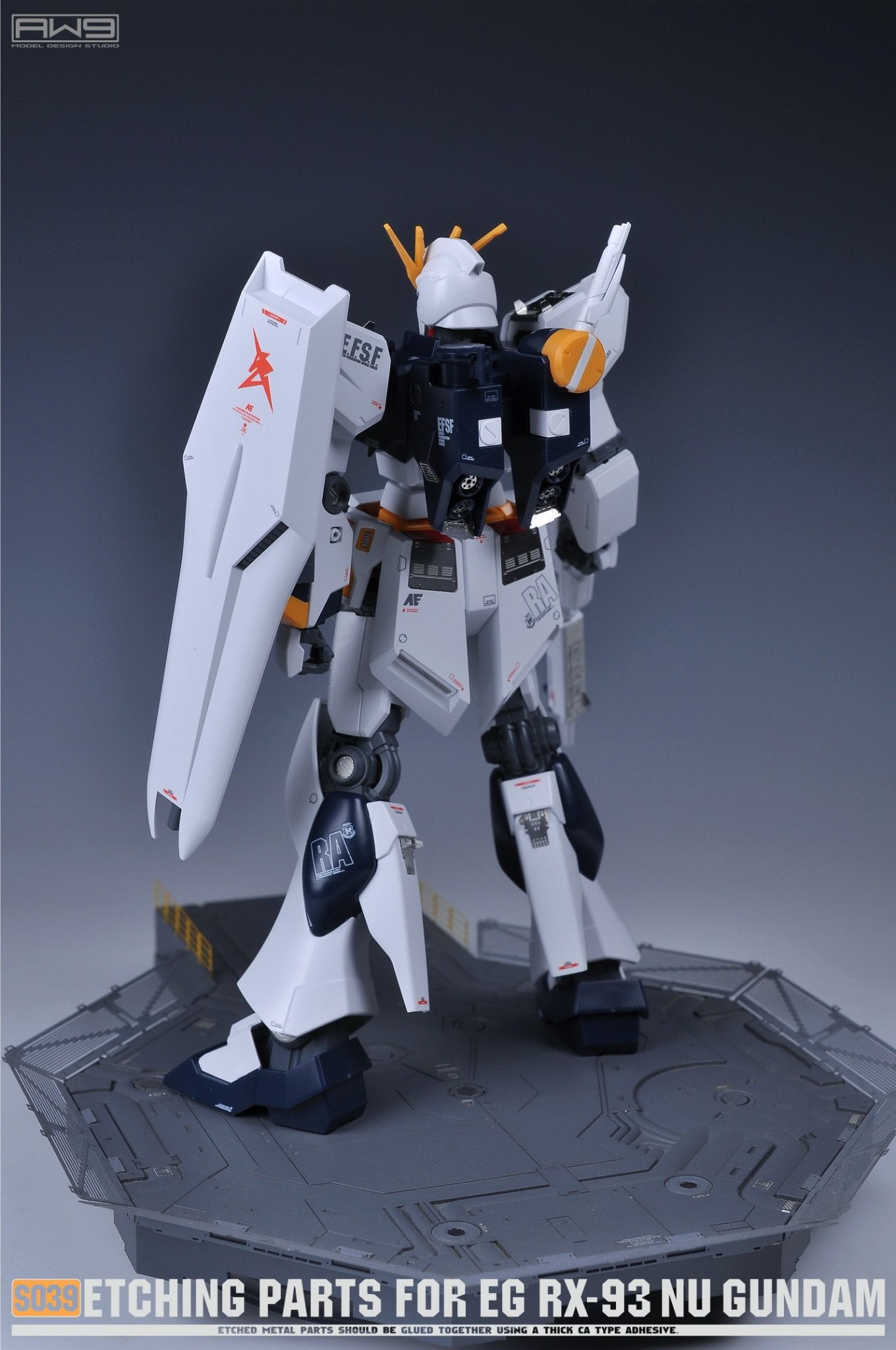 S039 ETCHING PARTS FOR EG NU GUNDAM