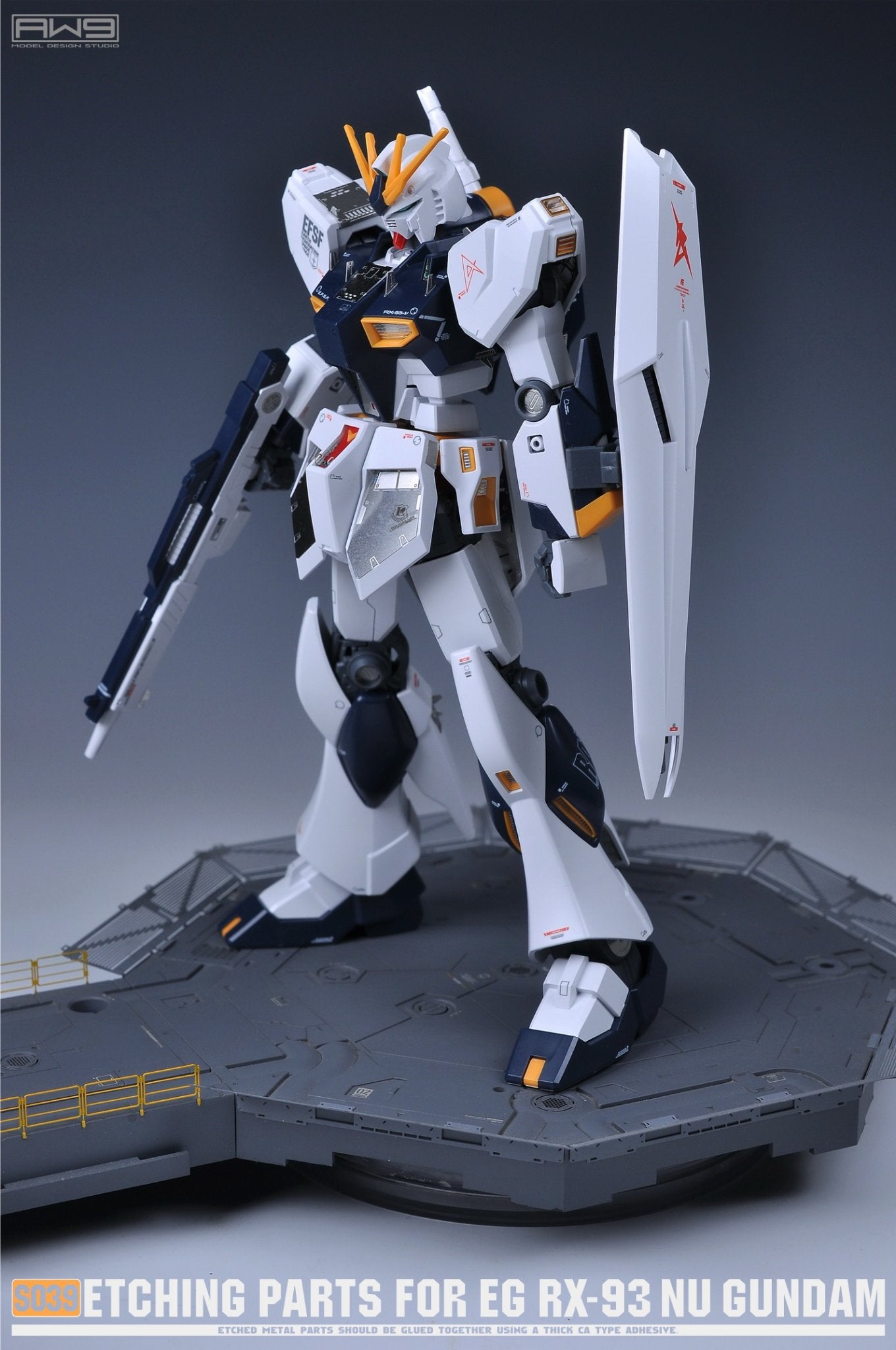 S039 ETCHING PARTS FOR EG NU GUNDAM