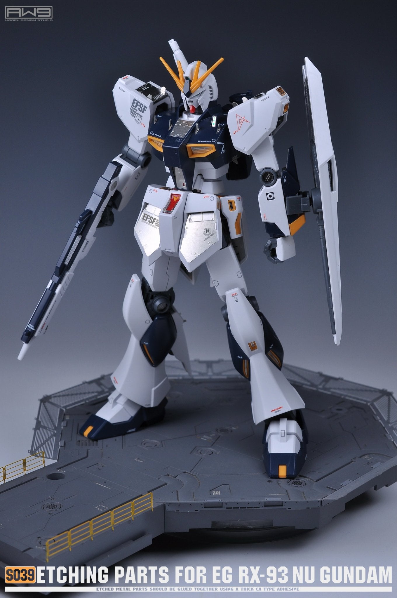 S039 ETCHING PARTS FOR EG NU GUNDAM