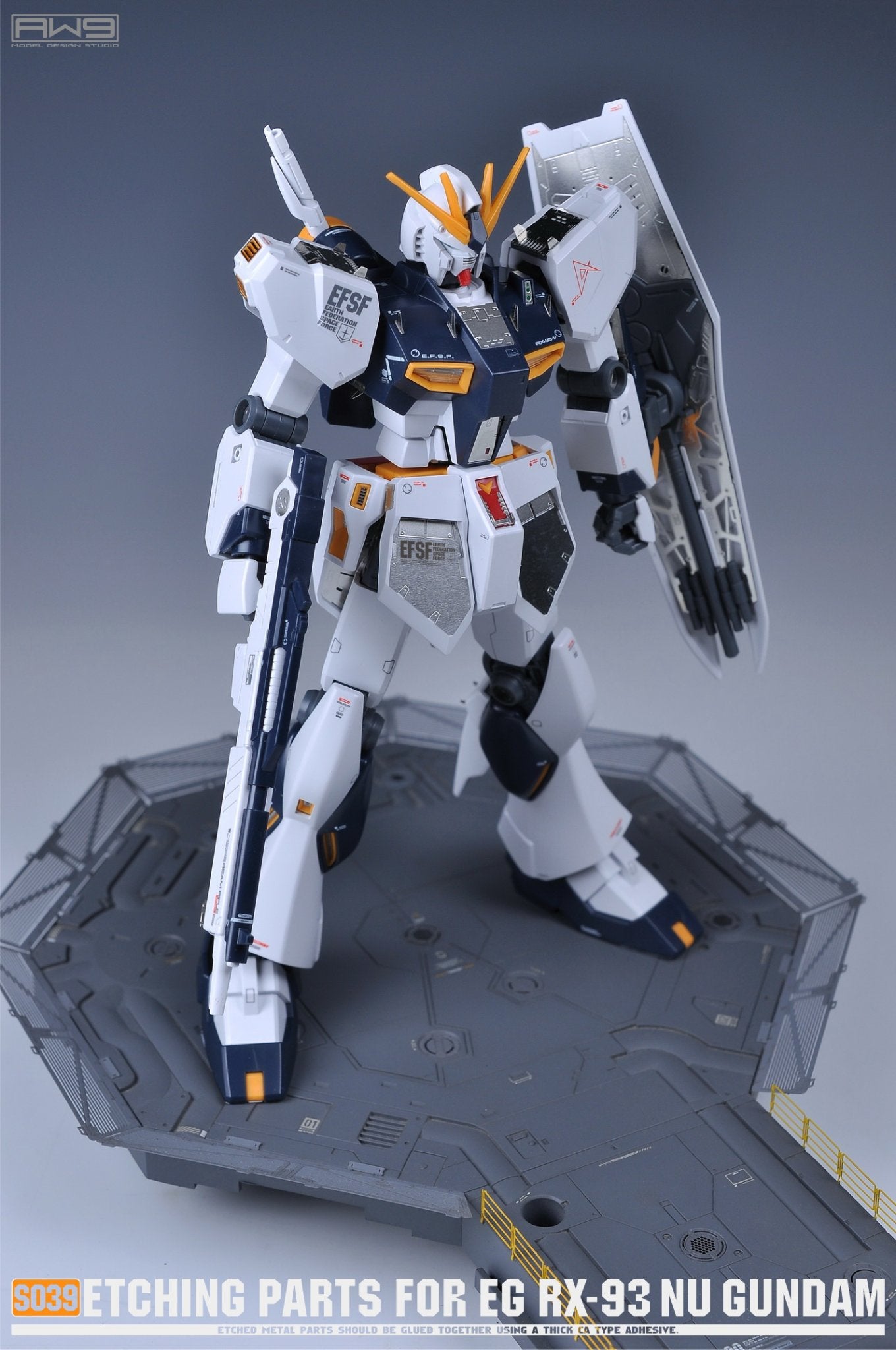 S039 ETCHING PARTS FOR EG NU GUNDAM