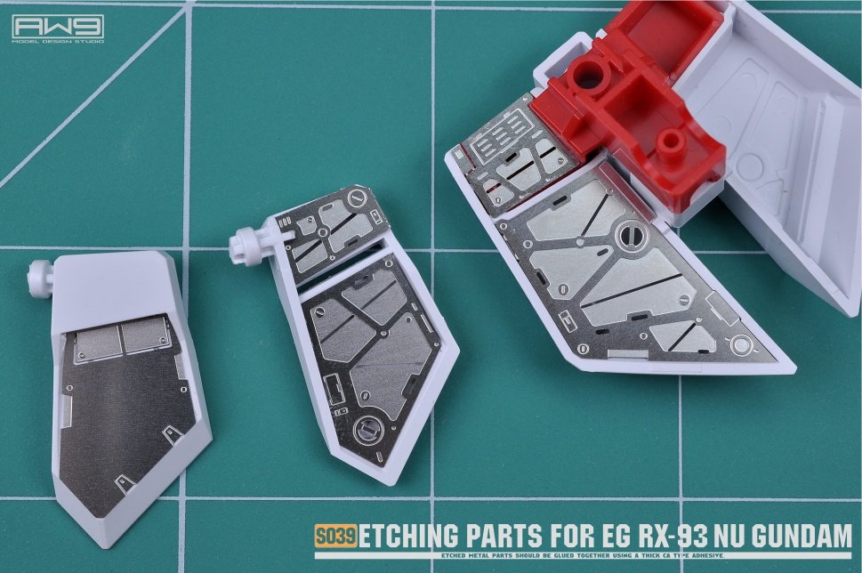 S039 ETCHING PARTS FOR EG NU GUNDAM