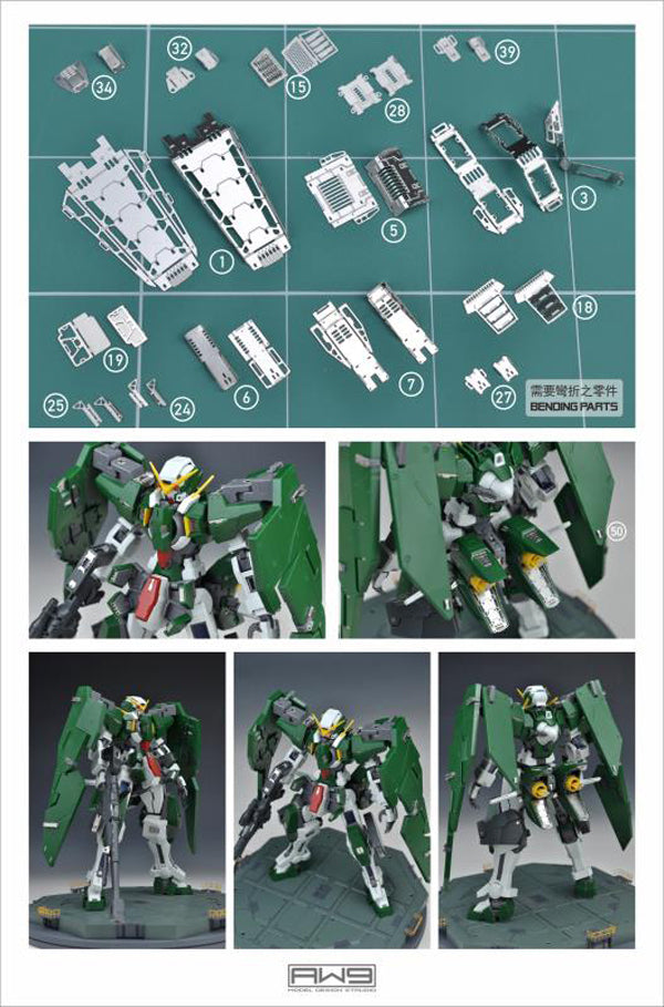 S009 Etching Parts for MG Gundam Dynames GN-002